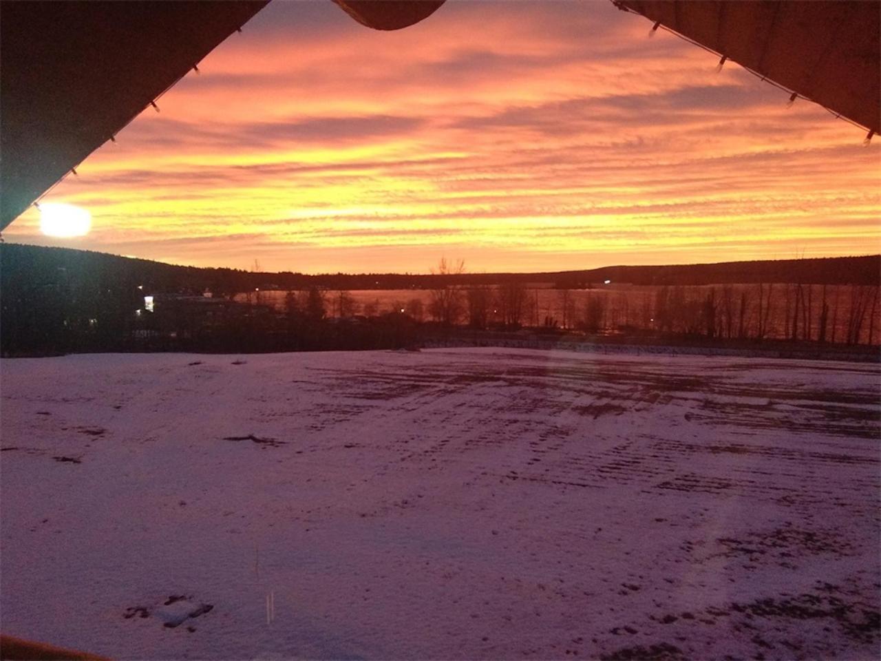 Cariboo Log Guest House Lac La Hache Esterno foto